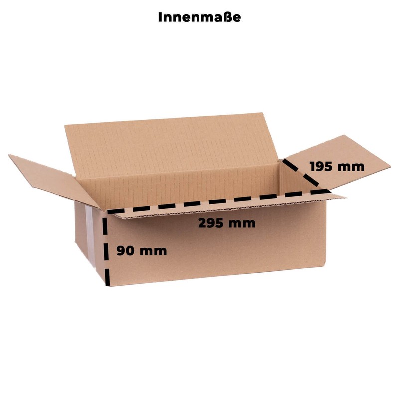 smiley pack Pack of 50 Folding Cardboard Boxes 300 x