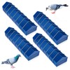 Tioncy 4 Pcs Pigeon Feeder Bird Dispenser Slot Container Poultry