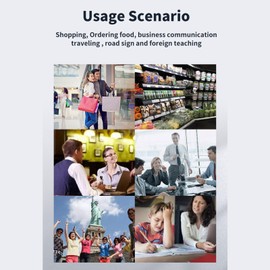 Smart Voice Translator Pen, Multifunctional Wide Application Digital Reader Pen ABS Shell Compact for Homework (Blue)