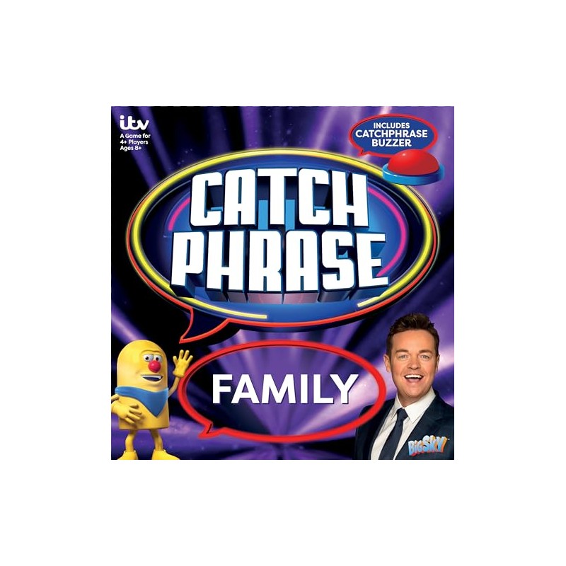 Big Sky Games Catch Phrase Party Board Game Ages 8+
