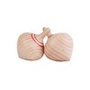 Pure Cypress Wood Mini Spinning Top 2-Piece Set Acupressure Wooden Massage Ball / 순수 편백나무 미니팽이 2p세트 지압 원목 마사지볼