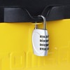 4-Digit Color Combination Padlock with Hook - Mini Dial Lock 4-Digit Color Padlock Red 3ea