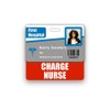 Charge Nurse Badge Buddy Horizontal w/Height & Weight Conversion Charts