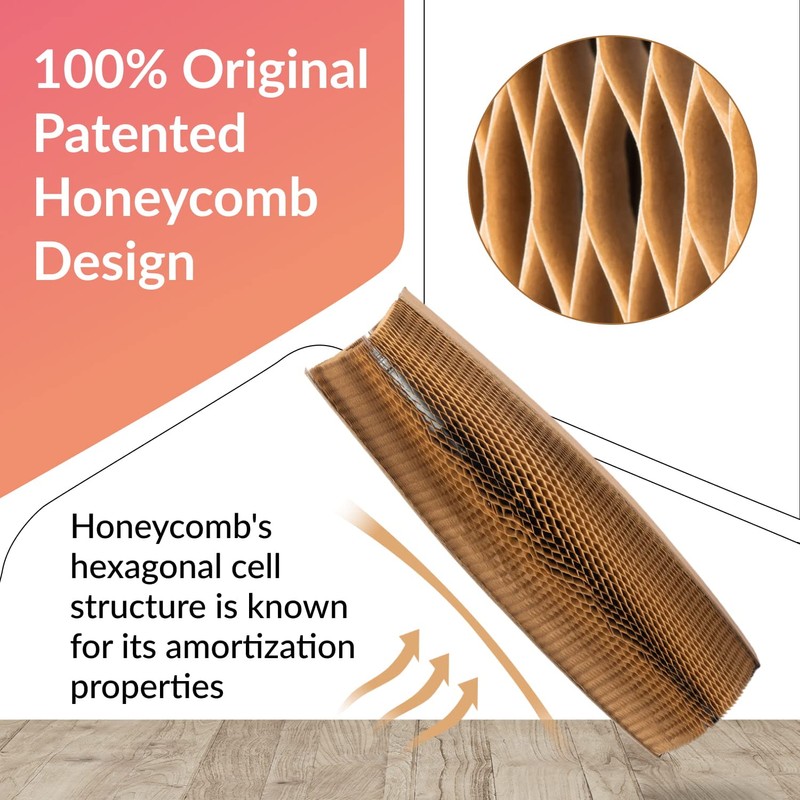 IDL Packaging 4" Flexi-Hex™ Honeycomb Packing Paper Sleeves, XS, Brown,