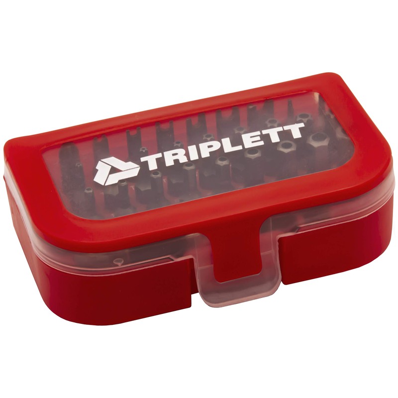 Triplett TSBK-001 Security Bit Kit 32-Piece Kit with 30 Industrial-Grade