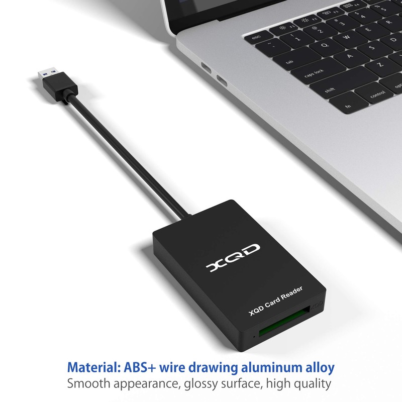 【Upgraded Version】Cateck USB 3.0 XQD Card Reader, Compatible with Sony