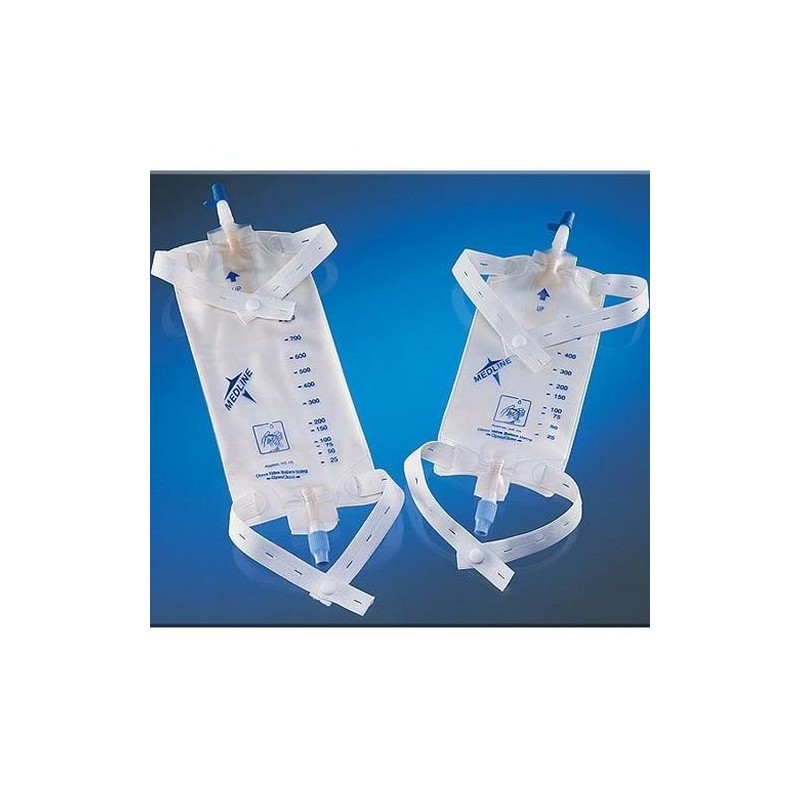 MEDLINE DYND12578 DYND12578H Leg Bags with Twist Valve