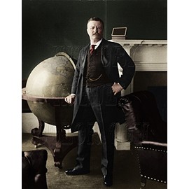 Theodore Roosevelt U.S. President Color Photo