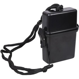 Wady Caja Seca de Buceo,funda Deportiva Impermeable con Cordón y Junta de Sellado,caja Seca Hermética para Kayak, Rafting, Natación, Buceo y Deportes Acuáticos (negro)