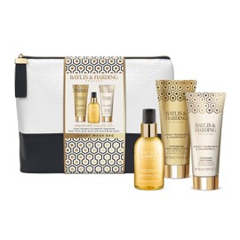 Baylis & Harding Sweet Mandarin & Grapefruit Luxury Wash Bag Gift Set - Vegan Friendly (Pack of 1)