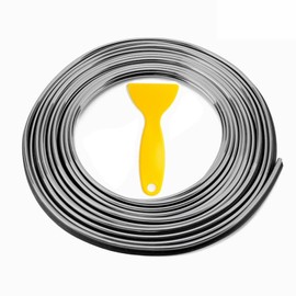 ThsGivingStore Car Interior Trim Strip, 16.4FT(5M) Car Interior Accessories, 3D DIY Electroplating Color Trim Strip Line, Car Bling Accessories, Car Mods, Car Decorations Interior Aesthetic (Silver)