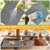 4PCS Chicken Nesting Pads for Coop,12"x 12" Washable Nesting Box