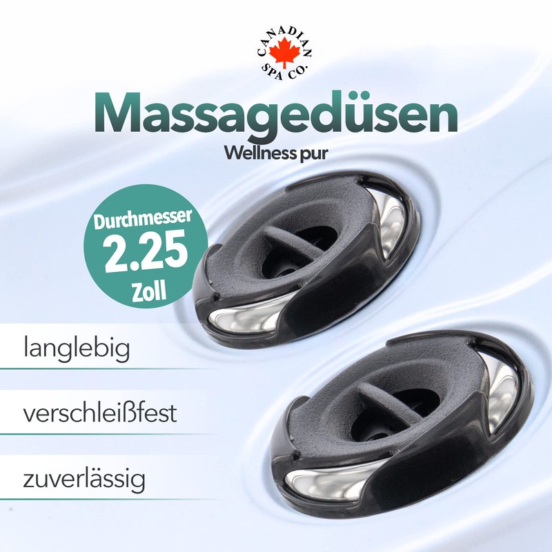 CANADIAN SPA CO. Hurricane Rotating Nozzle Massage Nozzle Pool Diameter