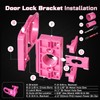 Geinxurn 1-3/8" - 1-3/4" M2 Steel Door Lock Installation Kit