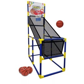 Tundras Sports ziraki Kids Basketball Hoop Arcade Game, with 4 Balls Air Pump - Indoor Toy Basketba...