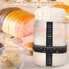 ROLIOUMEN Sourdough Starter Kit, 34OZ Sourdough Jar Container with Aluminium