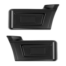 KUAFU Rear Bumper End Cap Compatible with Suzuki Samurai Rear Bumper Protector Cover Lh/Rh ABS Plastic Painted Matte Black