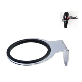 Wyywtc Wall Mounted Hair Dryer Stand, Stainless Steel Hair Dryer Stand, Hair Tool Storage, Suitable for Bathrooms, Hair Salons, Hotels (Silver 1 PCS)