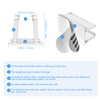 Neon Rope Light Clips Mounting - 24 Pcs Clear Waterproof