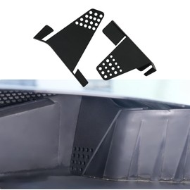 Maxzina Hood Water Barrier Compatible with 2022-2025 Ford Maverick Hood Water Drain Grille Front Trunk Water Channel Debris Filter Anti Clogging Grid 2PCS for 2024 Maverick Accessories