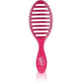 WET BRUSH, Speed Dry Hair Brush Pink, Cepillo Ventilado Desenredante, Minimiza Dolor y Daños, Ideal para Secadora, Desenreda Todo Tipo de Cabello, Cepilla Fácil y Adiós Nudos, Color Rosa