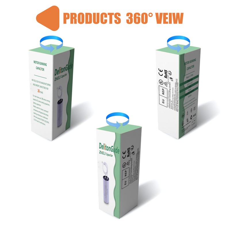 CBB60 100uf ±5% Motor Run Capacitor MFD 110/125/250VAC 50/60hz Cylindrical