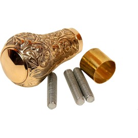 india.nautical.store Vintage Brass knob Designer Head Handle Antique Victorian Cane Wooden Walking Stick