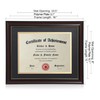 ELSKER&HOME 8.5x11 Diploma Frames with Mat,Classic Cherry Wood,8.5x11 Inch or