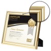 Memory Island 8.5x11 Diploma Document frames,Real Glass Fronts, 4 Pack