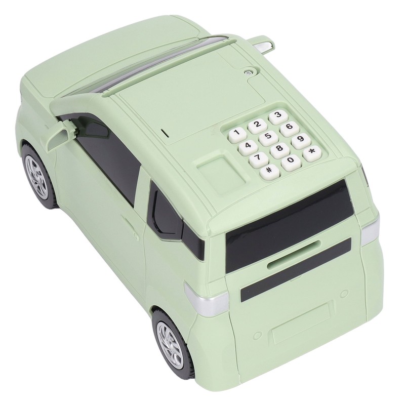 Electronic Car Money Bank Simulation Model Car Automatic Rolling Fingerprint