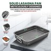 Large Lasagna Pan 12” x 16” - Heavy-Duty Nonstick Casserole