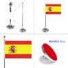 WXTWK 2 Pack Spain Flag Spanish Desk Flag Small Mini