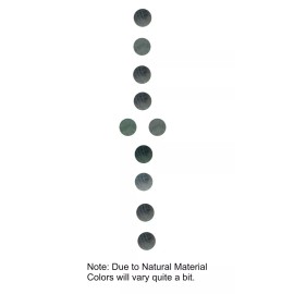 Bitterroot Guitars Inlay Set 3/16 Dots Black Mother of Pearl (MOP) 10 Piece Set 080775BMOP