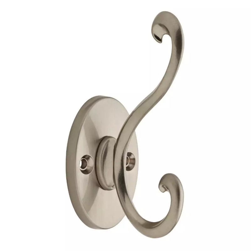 Liberty B34052C-SN 3 13/16" Satin Nickel Scroll Double Coat, Hat,