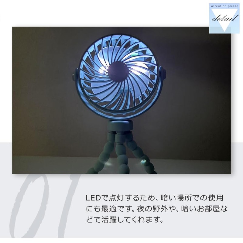 くねくねファン 小型扇風機 携帯扇風機 充電式 ミニ USB 携帯 車 卓上 吊り下げ
