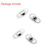 Eyeglass Sunglasses Nose Pads,2 Pairs Soft Anti-Slip Glasses Nose Pieces,Plug-in/Insert