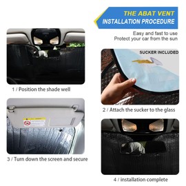 Car Windshield Sun Shade Van Gogh Sunflower Foldable Car Front Windshield Sunshade Blocks UV Rays Sun Visor Sun Heat Protection for Car Truck SUV to Keep Your Vehicle Cool,Small