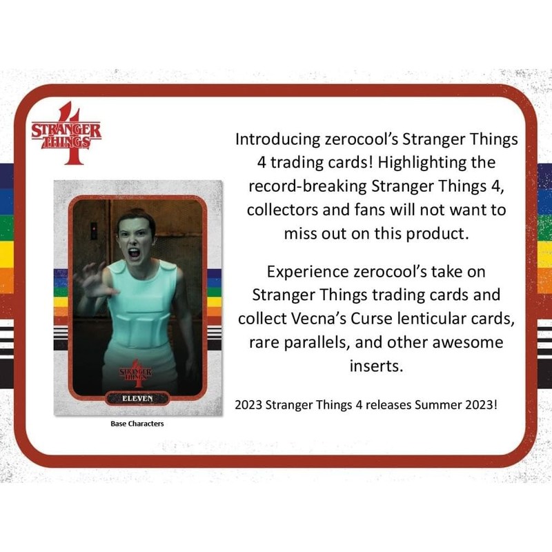 Topps 2023 Stranger Things Season 4 Value Box