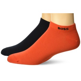 BOSS 2-Pack Solid Cotton Ankle Socks