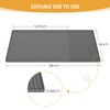 WUDIALIEN Silicone Coffee Mat with Raised Edges, 24'' x 16''
