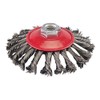 Silverline 580493 Steel Twist-Knot Brush 115 mm
