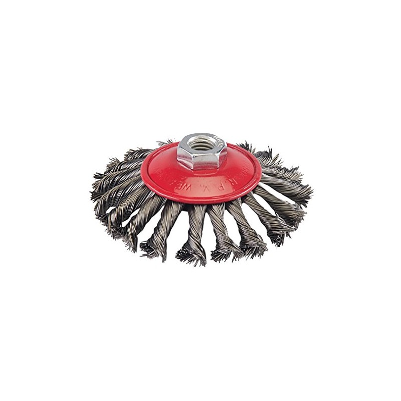 Silverline 580493 Steel Twist-Knot Brush 115 mm