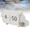 Automatic Flip Calendar Clock, Retro Mechanical Digital Desk Alarm Clock,