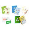 fasonak Letters and Numbers Learning, German ABC Cards, 60 Flashcards