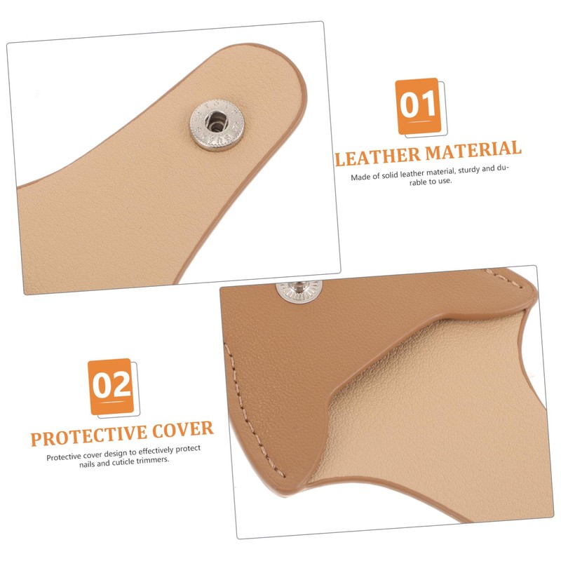 IWOWHERO Professional Nail Clipper Case Cuticle Cover Scissor Pouch for