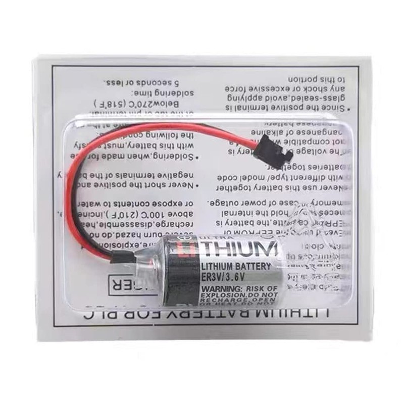 (10 Pack) JZSP-BA01 ER3V 3.6V 1000mah PLC Lithium Battery for