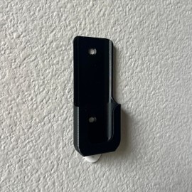 Wall Holder Mount for ARTIKA Ceiling Fan Remote (3D Printed in The USA) (Black)