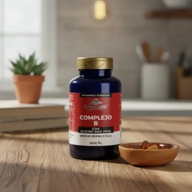 Complejo B Con Glycine Max 60 Cápsulas 750 Mg Suplemento                                                                                              