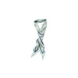 Coach tea rose printed silk diamond