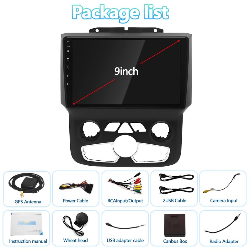 Car Radio for Dodge Ram 1500 2500 3500 2013 2014